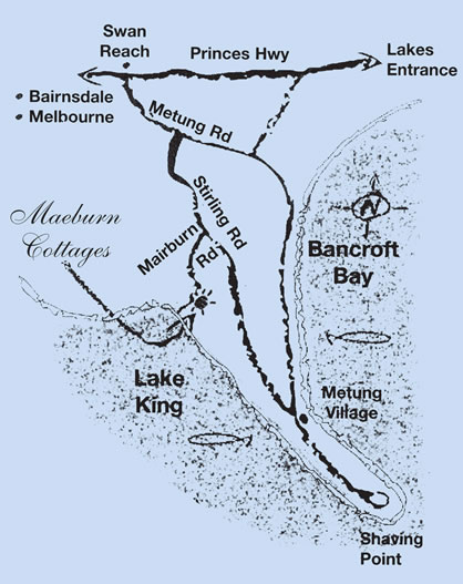 Maeburn Cottages - Metung accommodation - Gippsland Lakes